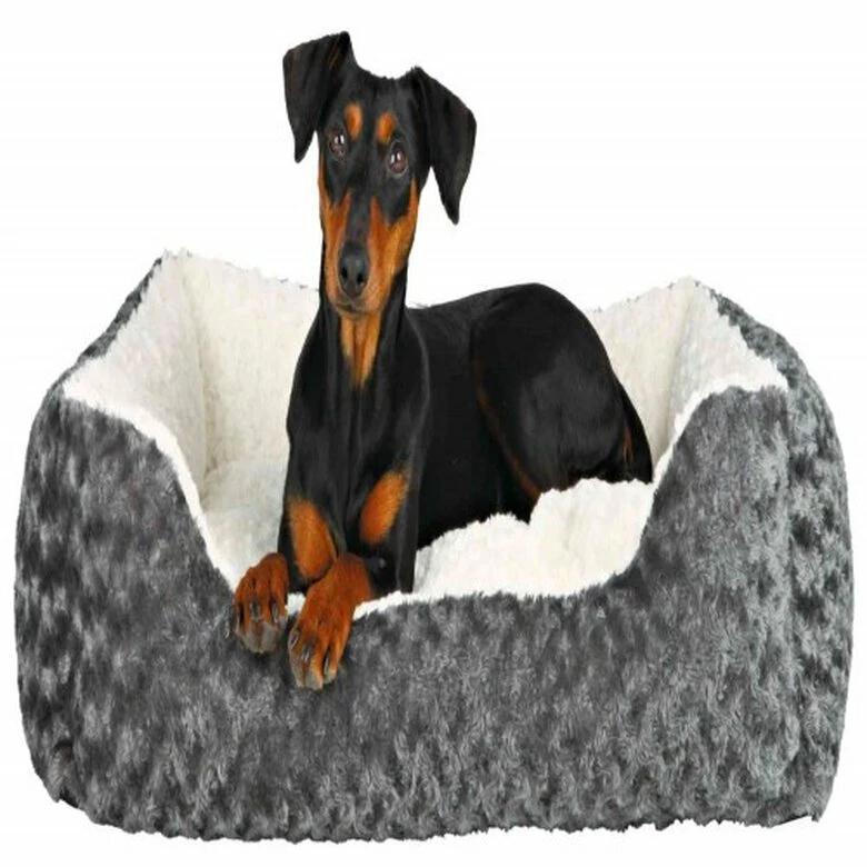 Trixie Kaline Cama Rectangular Gris Y Beige Para Perros 80 Cm X 65 Cm 2 Trixie Kaline Cama Rectangular Gris Y Beige Para Perros 80 Cm X 65 Cm - Imagen 2