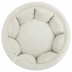 Vidaxl Cuna Redonda Con Cojín Azul Para Mascotas 59 Cm X 59 Cm X 24 Cm -Tienda barata Tiendanimal 49705 22062817421334 5 vidaxl cuna redonda azul para mascotas