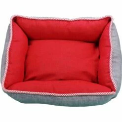 ION Cama Cuna Cuadrada Bicolor Reversible T4 70x60 Rojo/Gris 70 Cm X 60 Cm -Tienda barata Tiendanimal 4f0b56f7b66b4763b73c5c36835c85f0