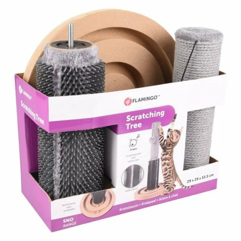 Flamingo Ayla Poste Rascador Gris Oscuro Para Gatos 29 Cm X 29 Cm X 53.5 Cm 1 Flamingo Ayla Poste Rascador Gris Oscuro Para Gatos 29 Cm X 29 Cm X 53.5 Cm