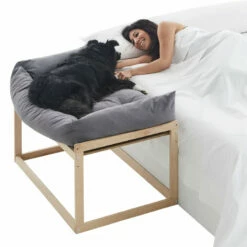 Cama Elevada Para Perro Y Gato Antiestrés. Colecho Junto A Tu Mascota (3 Alturas). Ideal Para Mascotas Grandes, Medianas Y Pequeñas. Savannah 100 X 50 X 60 Cm