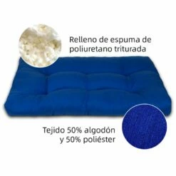 HOME MERCURY- Cama De Mascota, Colchón Para Perro, Colchoneta Reversible Estampada Relleno De Espuma Para Interior Y Exterior. (Small, Azul) 50 Cm X 77 Cm X 12 Cm -Tienda barata Tiendanimal 54d37c7ce99349faa5a547ba95a97bfe