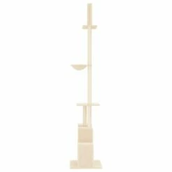 VIDAXL Árbol Para Gatos 86 Cm X 47.5 Cm X 250.5-276.5 Cm -Tienda barata Tiendanimal 6c3f93609d8b480388cdfb223e51b4ca