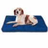 HOME MERCURY- Cama De Mascota, Colchón Para Perro, Colchoneta Reversible Estampada Relleno De Espuma Para Interior Y Exterior. (Small, Azul) 50 Cm X 77 Cm X 12 Cm