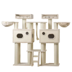 Rascador Royal Cat Palace Cream Color Crema 191