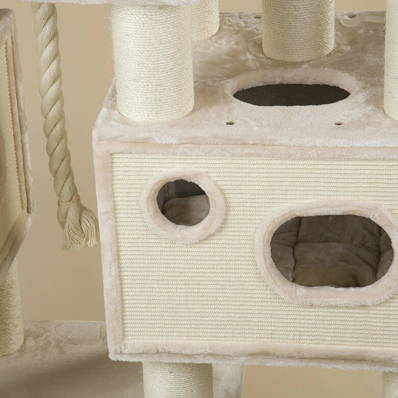 Rascador Royal Cat Palace Cream Color Crema 191 2 Rascador Royal Cat Palace Cream Color Crema 191 - Imagen 2