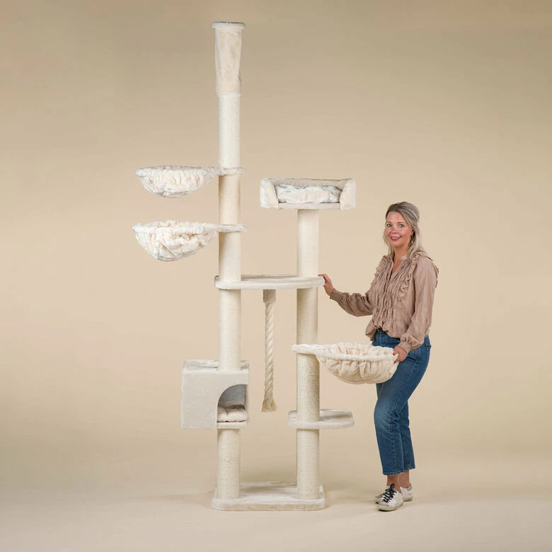 Rascador Catdream De Luxe Para Gatos Color Crema 240-265 2 Rascador Catdream De Luxe Para Gatos Color Crema 240-265 - Imagen 2