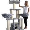 Rascador Panther Blackline Para Gatos Color Gris 170