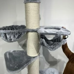 Rascador Maine Coon Tower Crown Para Gatos Color Gris 245-265 -Tienda barata Tiendanimal 87183093153992