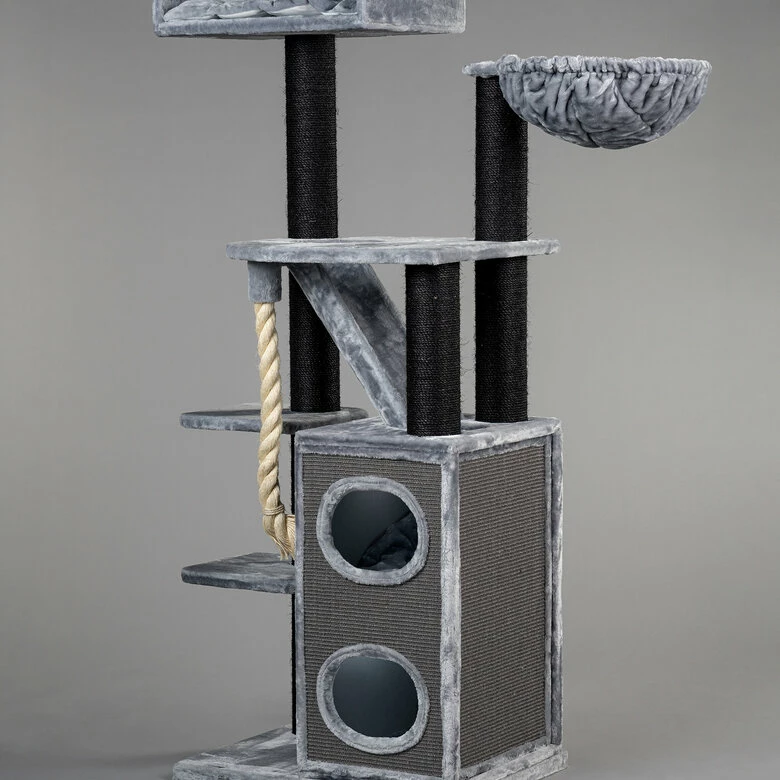 Rascador Cat Penthouse Blackline Color Gris Claro 180 4 Rascador Cat Penthouse Blackline Color Gris Claro 180 - Imagen 4