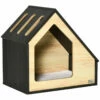 PawHut Caseta De Madera Para Perros Perrera 60 Cm X 40 Cm X 59.2 Cm