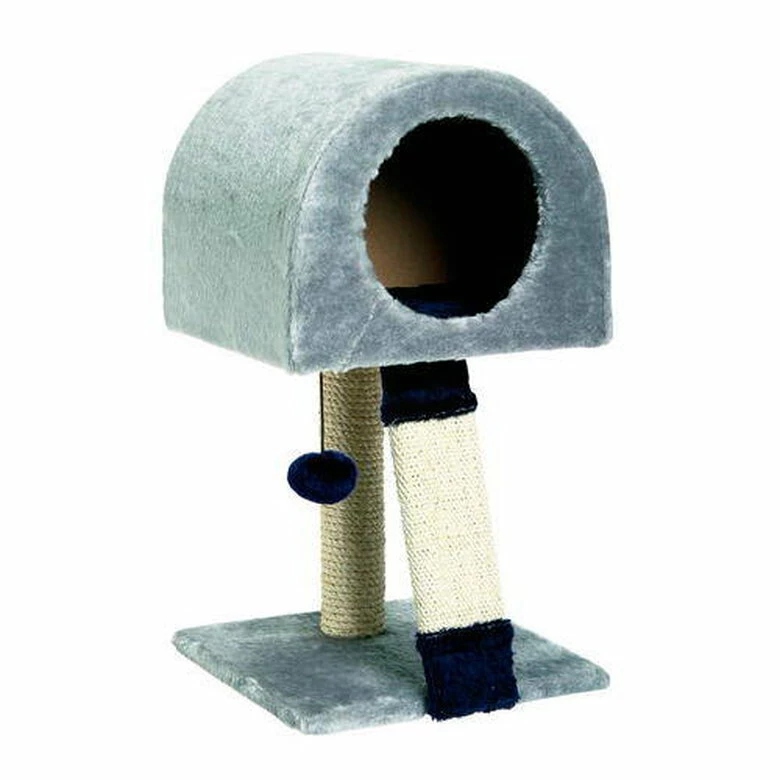 TK-Pet Jazz Rascador Con Refugio De Felpa Y Sisal Para Gatos 30 X 32 X 55 Cm