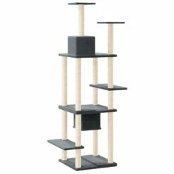 VIDAXL Árbol Para Gatos 78 Cm X 52 Cm X 176 Cm 7 VIDAXL Árbol Para Gatos 78 Cm X 52 Cm X 176 Cm -Tienda barata Tiendanimal ac98be7bf1fc4b04a06ffbe9a14b5c19