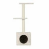 Wouapy Cat Tree Maya Kennel Beige Rascador Para Gatos 30 X 30 X 88 Cm