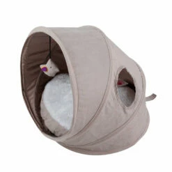Catshion Pop Cama Cuna Gris Para Gatos 40 X 40 X 8 Cm