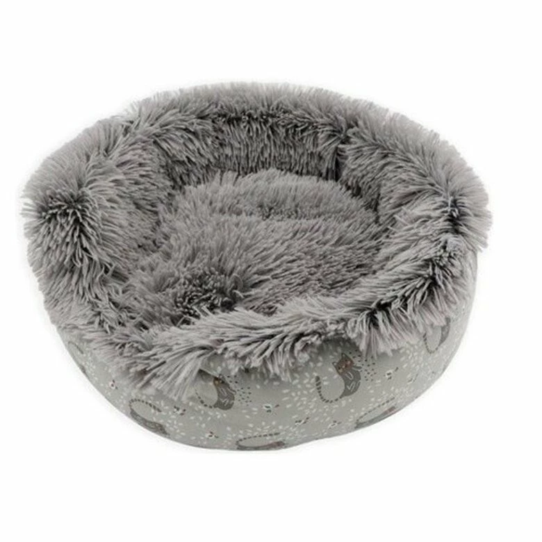 AIME Cama Redonda De Piel Beige Para Mascotas Pequeñas 45 Cm 1 AIME Cama Redonda De Piel Beige Para Mascotas Pequeñas 45 Cm