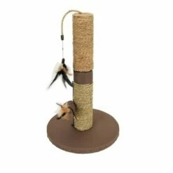 AIME Poste Rascador Simple Natural Para Gatos 48 Cm X 30 Cm