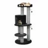 Flamingo Hattie Árbol Rascador Negro Para Gatos 94 X 80 X 166 Cm