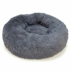 Arquivet Cama Redonda Suave Gris Oscuro Para Mascotas 50 Cm X 50 Cm X 20 Cm