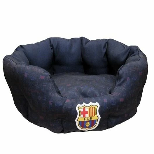 Cama Futbolera Estadio Del FC Barcelona Para Perros Color Azul 15 Cm X 40 Cm X 40 Cm 1 Cama Futbolera Estadio Del FC Barcelona Para Perros Color Azul 15 Cm X 40 Cm X 40 Cm