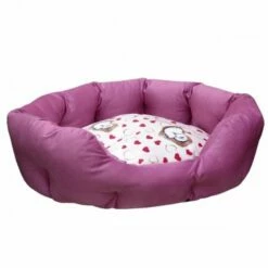 Cama Para Animales De Compañía Color Rosa 18 Cm X 45 Cm X 55 Cm