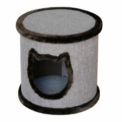 Flamingo Omar Cama Túnel Marrón Para Gatos. 42 X 42 X 40 Cm