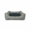 Dogzzz Basic Tartan Cama Azul A Cuadros Para Perros 20 X 55 X 46 Cm