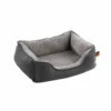 Flamingo Carlota Rectángulo Gris Claro Cama Cuna Para Perros 100 X 80 X 25 Cm