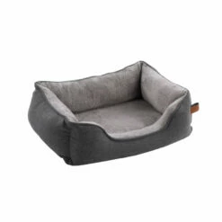 Flamingo Carlota Rectángulo Gris Claro Cama Cuna Para Perros 100 X 80 X 25 Cm