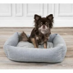 Flamingo Colette Rectángulo Azul Cama Cuna Para Perros 50 X 40 X 16 Cm 8 Flamingo Colette Rectángulo Azul Cama Cuna Para Perros 50 X 40 X 16 Cm -Tienda barata Tiendanimal cama perros flamingo colette rectangulo azul FLA19753 6 1