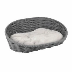 Flamingo Zizi Ovalado Gris Cama Cuna Para Perros 57 X 39 X 22 Cm