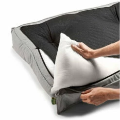 Hunter Lancaster Cama Gris Para Perros 100 X 70 Cm -Tienda barata Tiendanimal cama perros huter lancaster gris HUNH65048 3