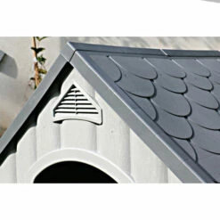 TK-Pet Caseta De Plástico 60% Reciclado ECO Para Perros 91 X 92 X 87 Cm -Tienda barata Tiendanimal caseta perros plastico gris TKP41103 M AG23205