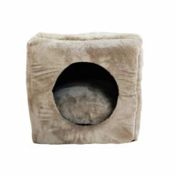 Ombala Relax Texture Cama Cubo Para Gatos 25 X 25 X 22 Cm