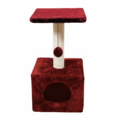 TK-Pet Ara Rascador Rojo Para Gatos 30x30x57cm