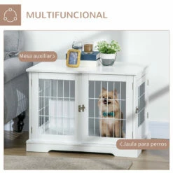 PawHut Jaula Para Perros Pequeños De Madera 76 Cm X 54.5 Cm X 56 Cm 8 PawHut Jaula Para Perros Pequeños De Madera 76 Cm X 54.5 Cm X 56 Cm -Tienda barata Tiendanimal ce0a95bce1bf4d6d9a7a7bfc481ac83d