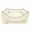 Confort Pet Cuna Florida Impermeable Beige Para Mascotas 70 Cm X 50 Cm
