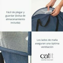 Catit Vesper Rocket, Azul - Ref. 42001 51x6x51cm -Tienda barata Tiendanimal db0011c0c5e646169a1c9a86b2c61b55