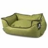Duvo Poly Cuna De Poliéster Verde Oliva Para Perros 85 Cm X 70 Cm X 22 Cm