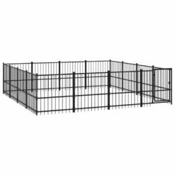VIDAXL Perrera 582 Cm X 485 Cm X 100 Cm  -Tienda barata Tiendanimal ed1974dec9194d23bc4d3823b5a81f39 2
