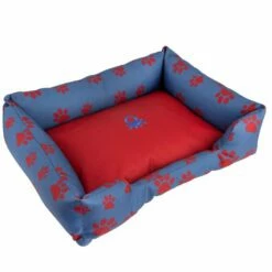 Benetton Funda Cuna Rojo Huellas S:55 Cm X 40 Cm 55 Cm X 40 Cm