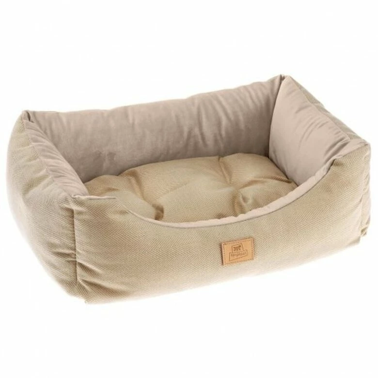 Ferplast Chester Cama Acolchada Beige Para Mascotas 78 Cm X 56 Cm X 22 Cm 1 Ferplast Chester Cama Acolchada Beige Para Mascotas 78 Cm X 56 Cm X 22 Cm