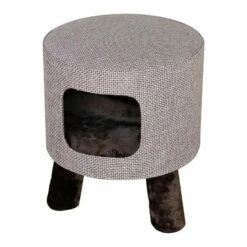 Flamingo Omar Cueva Taburete Marrón Para Gatos 42 X 42 X 48 Cm