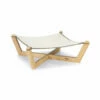 Designed By Lotte Gaia Hamaca De Madera Gris Para Gatos 51 X 51 X 18.5 Cm