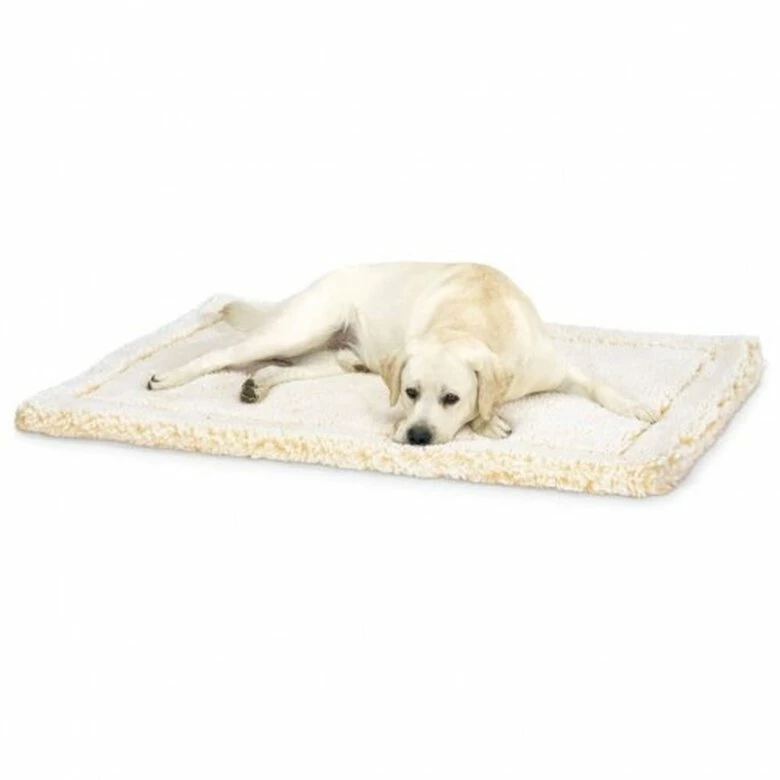 HuggleHounds Cama Lana Blanca Para Mascotas 137 Cm X 93 Cm X 7,5 Cm 1 HuggleHounds Cama Lana Blanca Para Mascotas 137 Cm X 93 Cm X 7,5 Cm