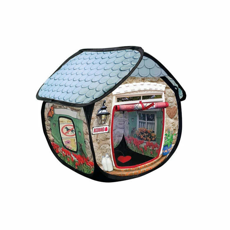 Kong Play Spaces Bungalow Casa De Juguete Para Gatos 1 Ud. 1 Kong Play Spaces Bungalow Casa De Juguete Para Gatos 1 Ud.