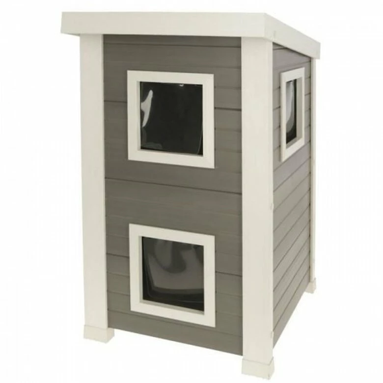 Kerbl Eco Emilia Gris Casa Para Gatos 49 Cm X 55 Cm X 82 Cm 1 Kerbl Eco Emilia Gris Casa Para Gatos 49 Cm X 55 Cm X 82 Cm