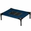 PawHut Cama Elevada Azul Para Perros 61 Cm X 46 Cm X 18 Cm