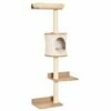 PawHut Árbol De Pared Con Plataformas Para Gatos 38 Cm X 30 Cm X 149 Cm