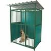 Perrera Lacada Para Perros Color Verde 2 M X 1,35 M